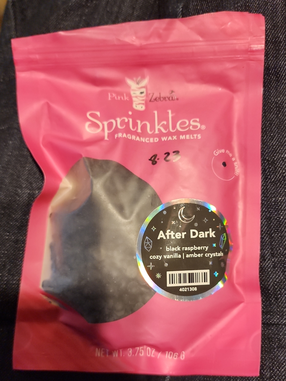 Pink Zebra Sprinkles After Dark Wax Melts - Pink